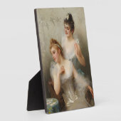 Plaque Photo Les trois as de Vittorio Matteo Corcos (Côté)