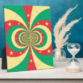 Plaque Photo L'Esprit du Cameroun : Lions indomptables (Côté)