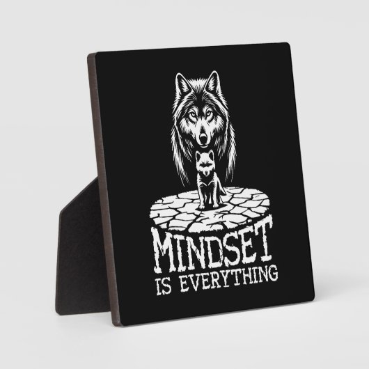 Plaque Photo L'Esprit Est Tout, Wolf - Gym, Hustère, Succès (Recto)