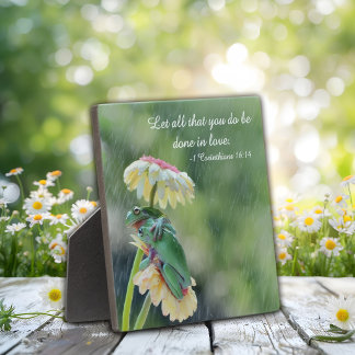 Plaque Photo Let All That You Do Be Done In Love