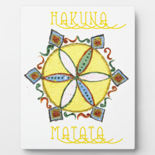 Plaque Photo L'étoile à la fabrication de Hakuna Matata