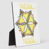 Plaque Photo L'étoile à la fabrication de Hakuna Matata (Côté)