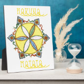 Plaque Photo L'étoile à la fabrication de Hakuna Matata (Côté)