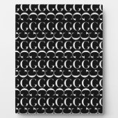 Plaque Photo Lettre initiale G (Devant)