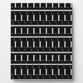 Plaque Photo Lettre initiale monogramme L (Devant)