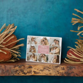 Plaque Photo Lettre Oma personnalisée (Côté)