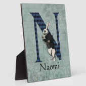 Plaque Photo LETTRE ROBE BLANCHE WONderland N (Côté)