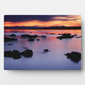 Plaque Photo Lever de soleil à Black Point, lac Mono (Devant)