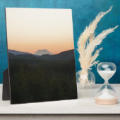 Plaque Photo Lever de soleil du mont Rainier (Côté)