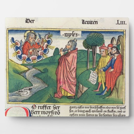 Plaque Photo Leviticus 1-7 The Law of Offerings, from 'Nu (Devant)