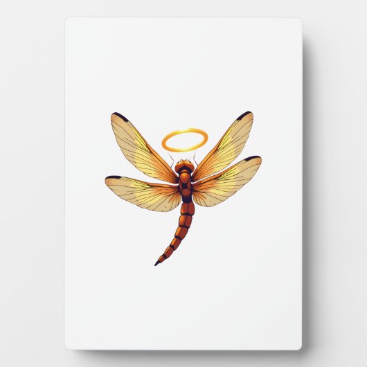 Plaque Photo Libellule ange (Devant)