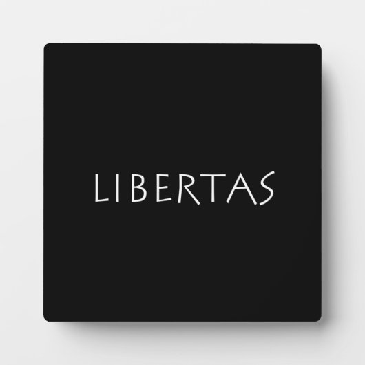 Plaque Photo Libertas (Devant)