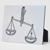 Plaque Photo Libra (les Scales) une illustration de "Poeti" (Côté)