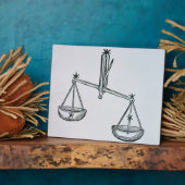 Plaque Photo Libra (les Scales) une illustration de "Poeti" (Côté)