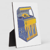 Plaque Photo Librairie rétro (Côté)