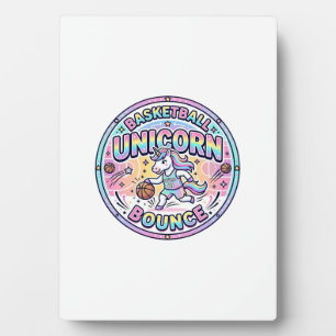 Plaque Photo Licorne Basket-ball Licorne Rebondir Drôle de Mail