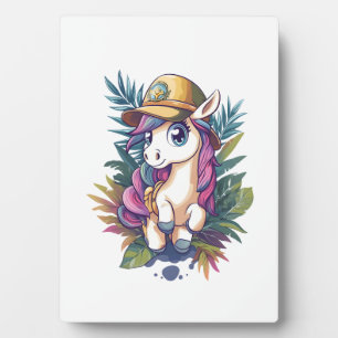 Plaque Photo Licorne de l'explorateur de jungle (1)