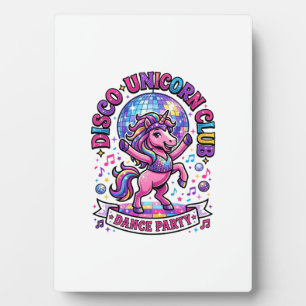 Plaque Photo Licorne Disco Licorne Club Commercial Graphique de