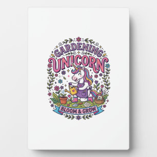 Plaque Photo Licorne Jardin Licorne Commercial Cadeau Mignon Dé