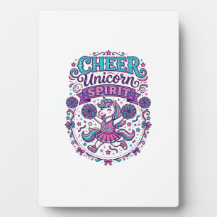 Plaque Photo Licorne Joie Esprit de Licorne Coloré POD Artwork_