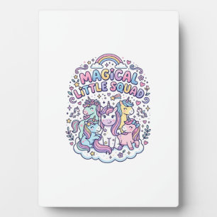 Plaque Photo Licorne Magical Little Squad Conception Graphique