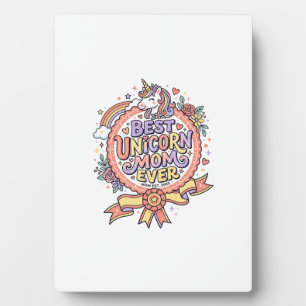 Plaque Photo Licorne Meilleure Maman Licorne Jamais Fantaisiste