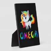 Plaque Photo Licorne Oméga (Côté)