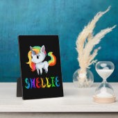 Plaque Photo Licorne Shellie (Côté)