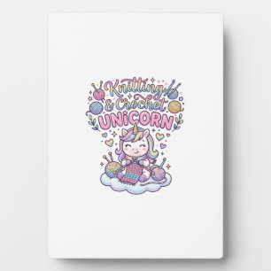 Plaque Photo Licorne Tricot Crochet Licorne Typographie Adorabl