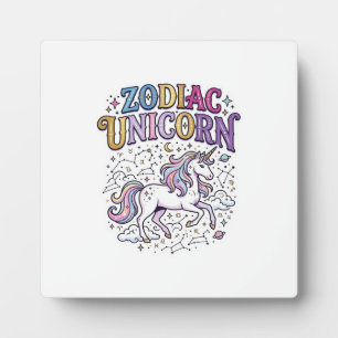 Plaque Photo Licorne Zodiaque Licorne Marché de vecteurs premiu