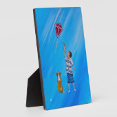 Plaque Photo Lighter than Air Painting by Alfred Fox (Côté)