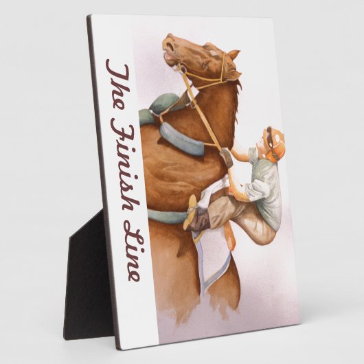 Plaque Photo Ligne de fin (Côté)