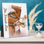 Plaque Photo Ligne de fin (Côté)