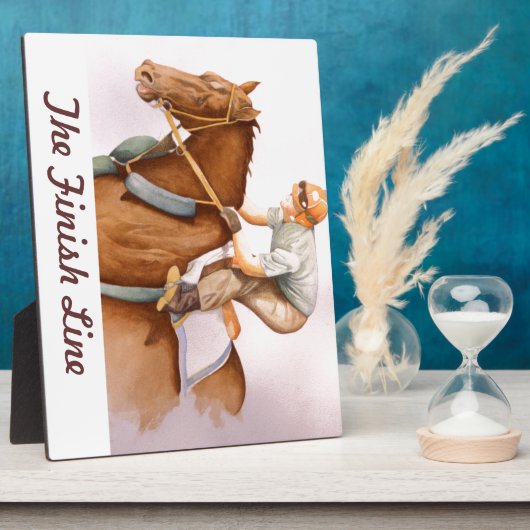 Plaque Photo Ligne de fin (Côté)