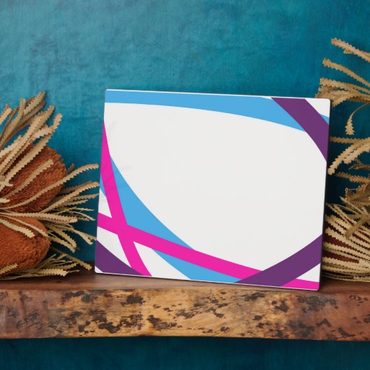 Plaque Photo Lignes (Côté)