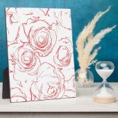 Plaque Photo Lignes directrices de Red Roses (Côté)