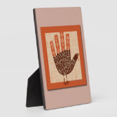 Plaque Photo L'illustration ludique de dinde de SlipperyJoe pou (Côté)