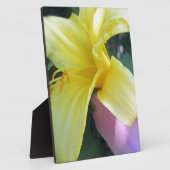 Plaque Photo Lily jaune (Côté)