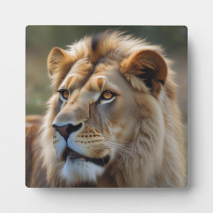 Plaque Photo Lion