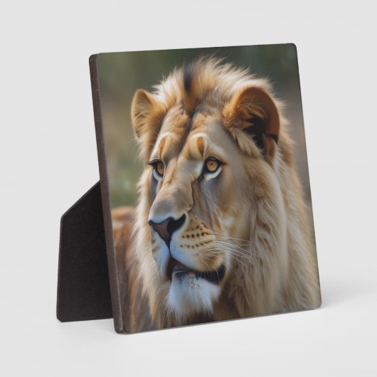 Plaque Photo Lion (Recto)