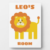 Plaque Photo Lion (Devant)