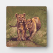 Plaque Photo Lion Cubs (Devant)