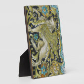 Plaque photo—Lion en tuile de Deruta (Côté)