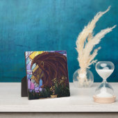 Plaque Photo Lion et petits (Insitu)