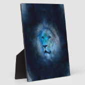 Plaque Photo lion leo (Côté)