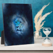 Plaque Photo lion leo (Côté)