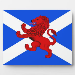 Plaque Photo Lion rampant / Drapeau de l'Écosse