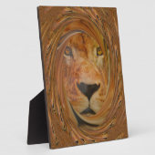 Plaque Photo Lion sourire (Côté)