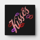 PLAQUE PHOTO LIP KISSES  (Devant)