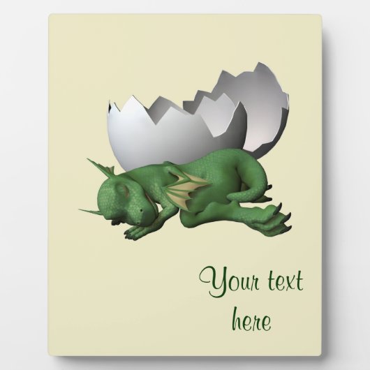 Plaque Photo Little Dragon (Devant)